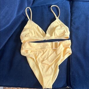 Yellow Onia High Waisted Bikini